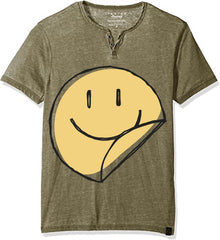 wrappersmile - Mens Notch Neck Tee Shirt