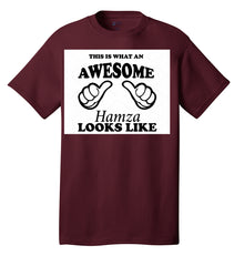 this is what ans wesome Hamza looks like - Unisex Tshirt