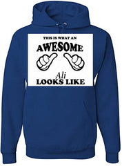 this is what ans wesome Ali looks like - Mens Hoodie