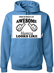 this is what ans wesome Hamza looks like - Mens Hoodie